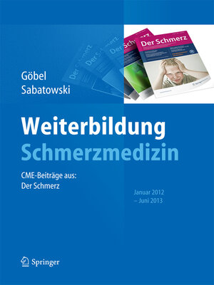 cover image of Weiterbildung Schmerzmedizin
